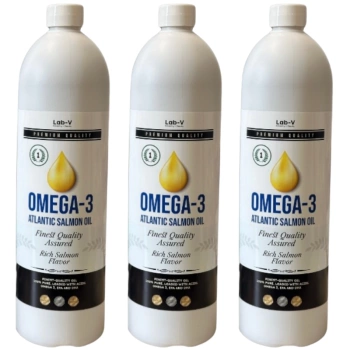 LAB-V Omega-3 lazacolaj kutyáknak és macskáknak 3x1l